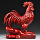 紅花梨木雕雞擺件三合十二生肖木雞家居客廳辦公裝飾開(kāi)業(yè)喬遷送禮 紅花梨精雕大雄雞高12cm