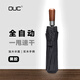OUC.雨傘自動(dòng)雨傘大號(hào)男士雨傘10骨抗風(fēng)折疊傘晴雨兩用雙人木柄雨傘 條紋【黑膠防曬-晴雨兩用】