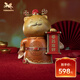 銅師傅《奉旨發(fā)財(cái)》招財(cái)貓客廳桌面銅工藝品擺件