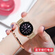 華為（HUAWEI）手表GT3女士款智能藍牙通話(huà)心率血氧睡眠監測生理周期4代運動(dòng)防水音樂(lè )播放男女電話(huà)手表 【42mm】雅致款-水樣鎏金丨曬單送白色皮表帶