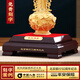 聚善緣金玉滿(mǎn)堂絨沙金花瓶擺件招財客廳酒柜裝飾搬新家高檔喬遷新居禮品 金玉滿(mǎn)堂刻字專(zhuān)拍【 深圳發(fā)貨 不支持退換】