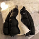 衣然呈品棉服男冬季立領(lǐng)加絨加厚棉襖學(xué)生休閑韓版寬松情侶保暖棉衣外套男 黑色 XL 【建議115-140斤】
