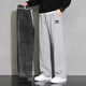 運動(dòng)褲2025年新款秋冬休閑褲男寬松舒適衛褲三葉草百搭時(shí)尚直筒褲 淺灰色SY926【加絨款】 2XL 【150-180斤】