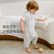 nest designs嬰兒連體衣新生寶寶衣服家居服兒童爬服針織哈衣 夏日沖浪 73cm