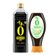 千禾 醬油蠔油 御藏380天特級生抽1L+減鹽25%蠔油555g擠擠裝