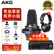 愛(ài)科技（AKG） C3000錄音棚電腦K歌電容麥克風(fēng)話筒外置主播設(shè)備聲卡套裝全套直播配音 C3000+UR22C（需連接電腦）