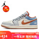 Jordan休閑鞋女丹寧牛仔AJ1 JORDAN 1運(yùn)動鞋F(xiàn)Z5045-091拼接牛仔藍(lán)橘36.5