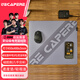 CAPERE(鎧雷)防水硫化鼠標墊 速度滑墊電腦競技游戲墊 硫化墊中號灰色【升級版-尼龍布】2代 450X400X3mm