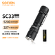 sofirn索菲恩SC33強光手電筒戶外露營騎行便攜式5200LM夜釣照明燈 SC33色溫6000K