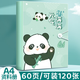 舒星A4綠色文件夾收納冊資料冊60頁 插頁袋合同收納冊分頁翻頁檔案夾活頁夾病歷夾樂譜夾獎狀收集冊