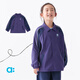 幼嵐（ALLBLU）allblu幼嵐【防風(fēng)棒球服】?jì)和馓啄型?5新款春輕便舒適上衣 暮色紫拼藏青 130 cm