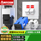 安普康（AMPCOM）光纖網(wǎng)絡(luò)插座面板 雙口千兆CAT6類網(wǎng)線插座模塊 86型二位RJ45鎖扣免打 SC接口尾纖插座AC6SSC2BK