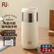 FU+保溫杯陶瓷內(nèi)膽咖啡杯高顏值便攜泡茶杯男女士高檔精致水杯隨行杯 月光白【陶瓷覆層內(nèi)膽】 380ml 【刻字聯(lián)系客服】