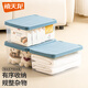 禧天龍（Citylong）收納箱加厚透明家用玩具積木整理箱車(chē)載儲物箱 透明箱石青蓋 15L 3個(gè)裝 【優(yōu)選PP原料】