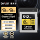 雷克沙（Lexar）512GB CFexpress Type B存儲卡 讀3600MB/s 適配富士佳能尼康 8K RAW視頻錄制 4.0高速 （GOLD）