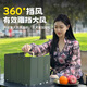 印燃風伯-擋風板戶外野炊猛火爐擋風板卡式爐防風擋板折疊鋁合金防風 軍綠色