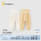 童泰（TONGTAI）寶寶褲子春秋季男童女童高腰閉襠褲兒童家居服內(nèi)衣睡褲2件裝 黃色 73 cm