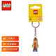 LEGO積木小人鯊魚(yú)蝙蝠俠鑰匙扣掛件玩具人仔情侶玩偶套生日禮物 熱狗小販鑰匙扣 853571