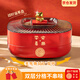 彩致（CAIZHI）干果盤新年果盤水果盤零食盤糖果盒客廳堅(jiān)果收納盒雙層 CZ6641