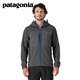 巴塔哥尼亞（Patagonia）男士R2戶外防風保暖抓絨衣運動休閑連帽衫  Techface Hoody 83731 FGE M