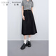 三彩大碼女裝2025春季新款優(yōu)雅高腰半身裙A字傘裙藏肉胖MM