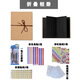 捷懿手風(fēng)琴diy相冊本黑卡相冊手工DIY相冊本粘貼同學(xué)紀念冊情 侶相冊 【黑色內頁(yè)色34面+DIY材料包】15*21中號