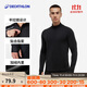 迪卡儂透氣薄絨保暖休閑戶(hù)外運動(dòng)速干衣跑步長(cháng)袖男T恤 沉穩黑XL-2500811