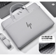 惠普HP星Book Pro14電腦包輕薄辦公筆記本電腦包14/15.6英寸單肩 灰色反光標+同色肩帶 14英寸