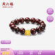 周六福金蟾黃金轉(zhuǎn)運(yùn)珠男紫檀手串七夕禮物定價(jià)ADXY193829金重約1.09g