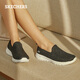 斯凱奇（SKECHERS）女鞋夏季舒適一腳蹬健步鞋懶人休閑鞋軟底減震戶(hù)外運動(dòng)鞋124090