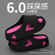 簡(jiǎn)裳踩屎感拖鞋女夏季室內(nèi)家居浴室洗澡防滑厚底外穿EVA涼拖女士夏天 黑玫【踩屎感6.0  chao軟】 37-38 【正碼】
