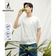 beanpole【新品】濱波  2025春夏男士基礎(chǔ)款涼感純色圓領(lǐng)短袖T恤 白色 175/92A M