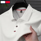 TOME BORNEK美國高端品牌翻領(lǐng)polo衫男士短袖t恤純棉夏裝26新款商務(wù)休閑男裝 專(zhuān)柜正品象牙白 L 50 120-135斤
