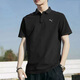 彪馬（PUMA）短袖POLO衫男夏季快干透氣T恤男打底衫寬松休閑黑色上衣內搭男 黑色/快干 L