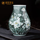趙氏恒璽（ZONLOLV） 景德鎮(zhèn)陶瓷花瓶擺件名師純手繪制花開富貴中式電視柜書房辦公室 花開富貴