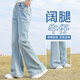 小豬彼特女童秋裝套裝2025新款洋氣兒童春秋衛(wèi)衣女孩衣服女大童韓系學院風 13131藍色 170 cm