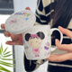 后海 骨瓷杯子優(yōu)質(zhì)歐式陶瓷馬克杯水杯帶蓋 創(chuàng  )意牛奶蓋杯喝水杯早餐杯 350ml月光蓋杯-兩小無(wú)猜女可微波
