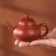 一品工坊大紅袍紫砂壺潮州手拉壺朱泥梨壺家用工夫茶具鳳凰單叢泡茶壺單壺 梨壺120ml