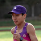 QINKUNG輕功馬拉松專業(yè)跑步帽子25款男女圓頂遮陽防曬棒球帽2.0春夏新款 墨紫 均碼（52-64cm）
