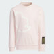 阿迪達斯（adidas）兒童LK CE CREW戶(hù)外運動(dòng)休閑圓領(lǐng)衛衣套頭衫IQ0995 石英色  140 