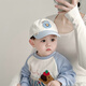 寶寶帽子春秋薄款幼兒鴨舌帽夏天洋氣百搭男孩女童棒球帽2025新款 圓標-淺藍 參考1-3歲/帽圍46-50cm