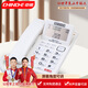中諾電話(huà)機座機固定電話(huà)來(lái)電顯示獨立音量免提免打擾固話(huà)有線(xiàn)有繩搖頭 G072搖頭座機 白色