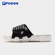 FILA FUSION斐樂潮牌BUSTER SLIPPER拖鞋男2025夏面包拖鞋