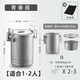 驢小貝戶外露營(yíng)鍋304不銹鋼煮飯鍋便攜野營(yíng)蒸鍋吊鍋登山徒步多功能飲具 多功能鍋