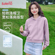 班尼路（Baleno）短款連帽衛(wèi)衣女2025年春秋季寬松休閑小個(gè)子上衣