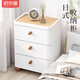 納份愛(ài)日式床頭柜現代簡(jiǎn)約家用臥室小型塑料床邊柜抽屜式柜子儲物收納柜 45CM【帶木頂款】抽屜儲物 三層