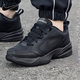 耐克（NIKE）官方男鞋2025新款緩震舒適輕便氣墊跑鞋 男士皮面運動(dòng)休閑老爹鞋 415445-001/偏小/建議大半碼 41 【建議腳長(cháng)26厘米】