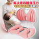 COOKSS孕婦哺乳座椅喂奶神器床上護(hù)腰寶媽辦公室靠背飄窗學(xué)生坐椅墊椅 粉色 【解決孕婦喂奶腰痛壓力】