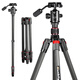 曼比利（Manbily）EP-254C碳纖維三腳架單反相機微單云臺套裝輕便易攜旅行專(zhuān)業(yè)手機碳素支架直播攝影拍攝三角架 EP-254C【手柄云臺款】