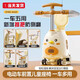 小傘電動(dòng)車(chē)兒童座椅前置電瓶車(chē)寶寶防側翻安全座椅電動(dòng)車(chē)通用可儲物遛娃 奶油白【網(wǎng)格護欄】 捆綁式 8個(gè)月-3歲 贈防撞墊